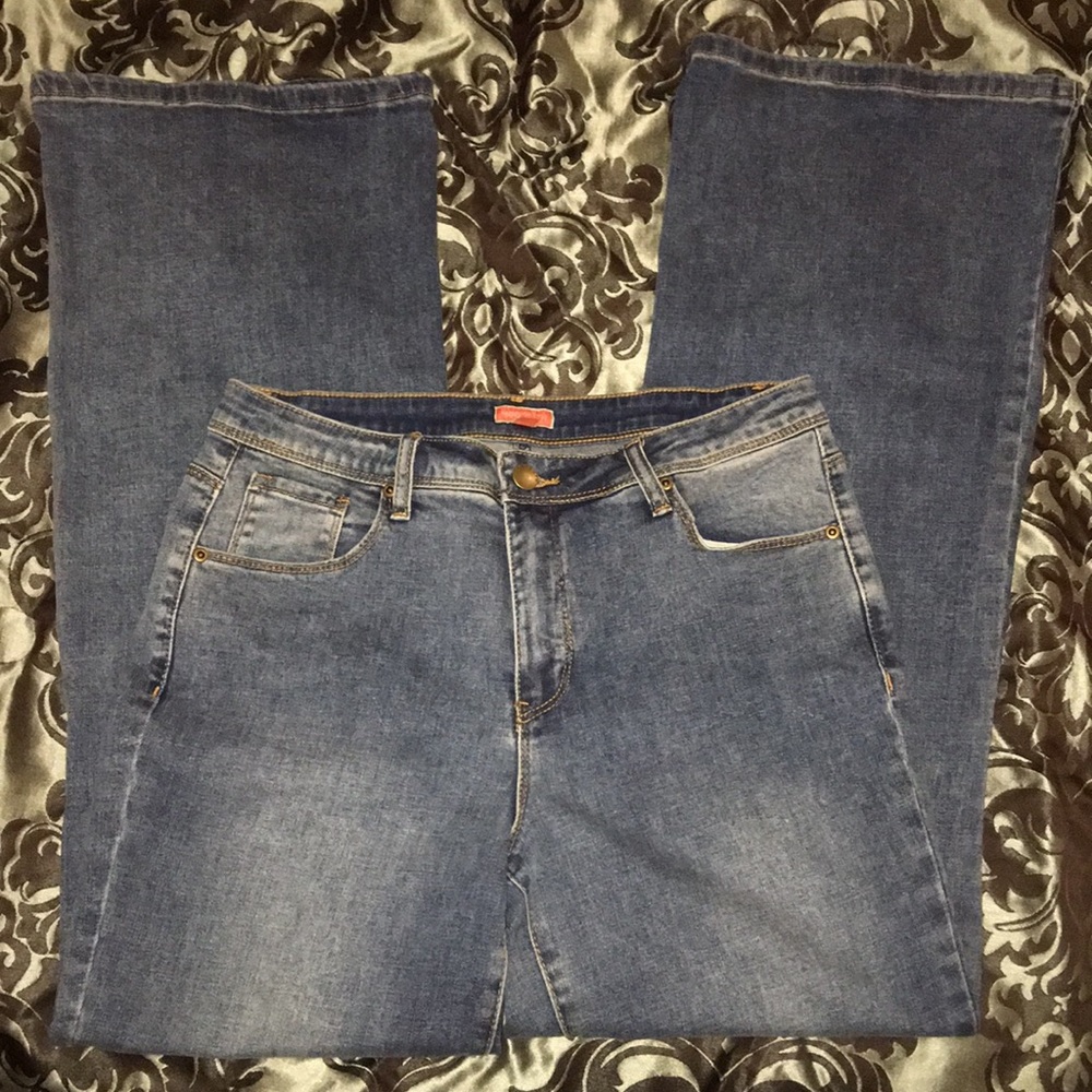 ModCloth High Waisted Bootcut Jeans